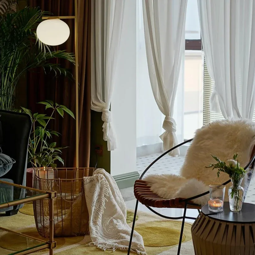 Custom Vienna Solid Sheer Curtains