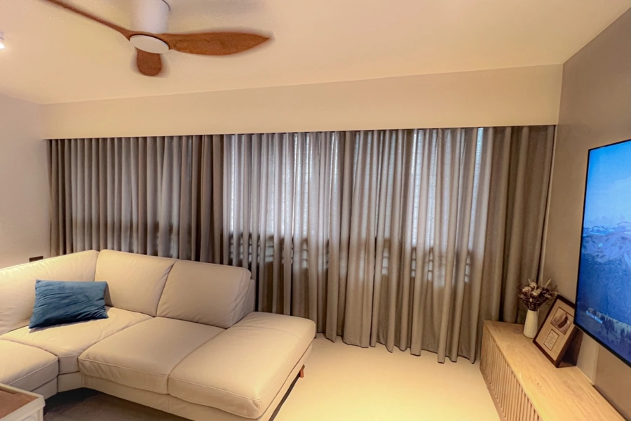 Living Room Sheer Curtains Dubai
